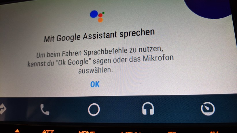 Android Auto auf dem Kenwood DMX7017DABS.