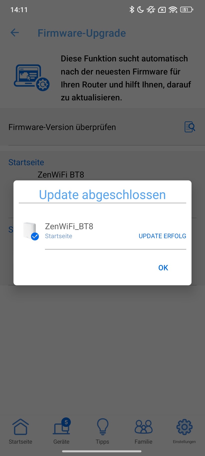 Asus Zenwifi BT8 – App