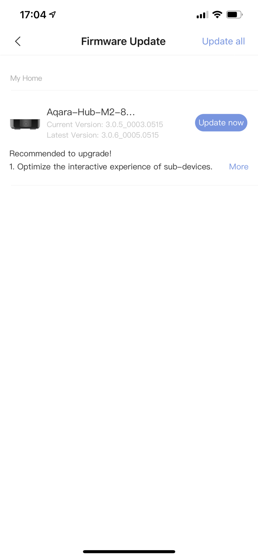 In den Einstellungen zur Firmware gibt es ein Changelog.