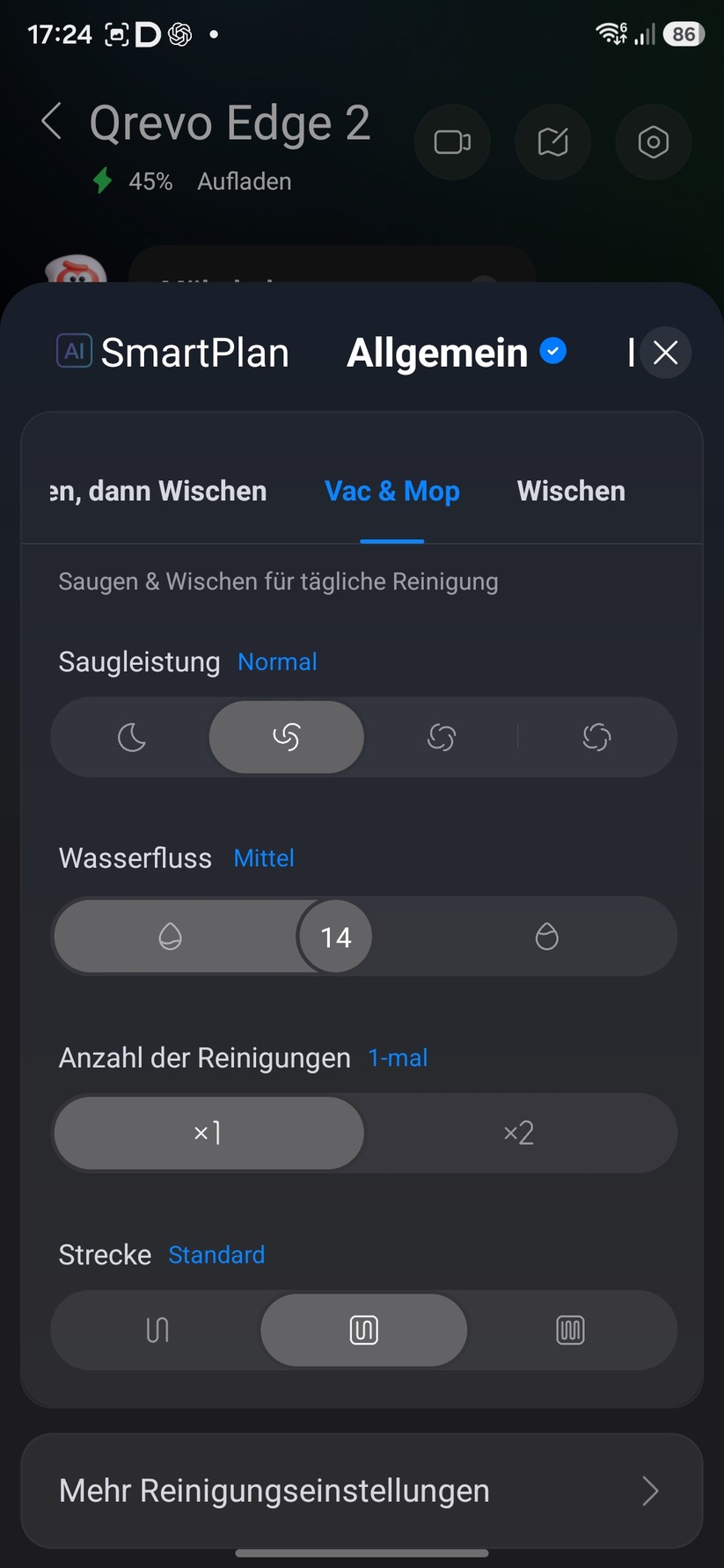 Roborock Qrevo Edge 2 – App & Einrichtung