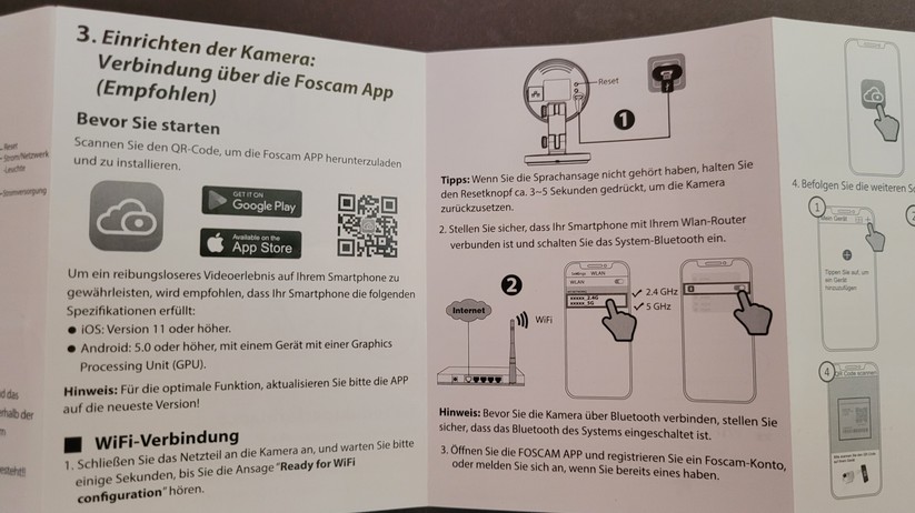 Foscam C5M 3K: Hohe Auflösung, Personen- und Geräuscherkennung, Onvif-Support, Dual-Wi-Fi und Ethernet, lokale Speicherung