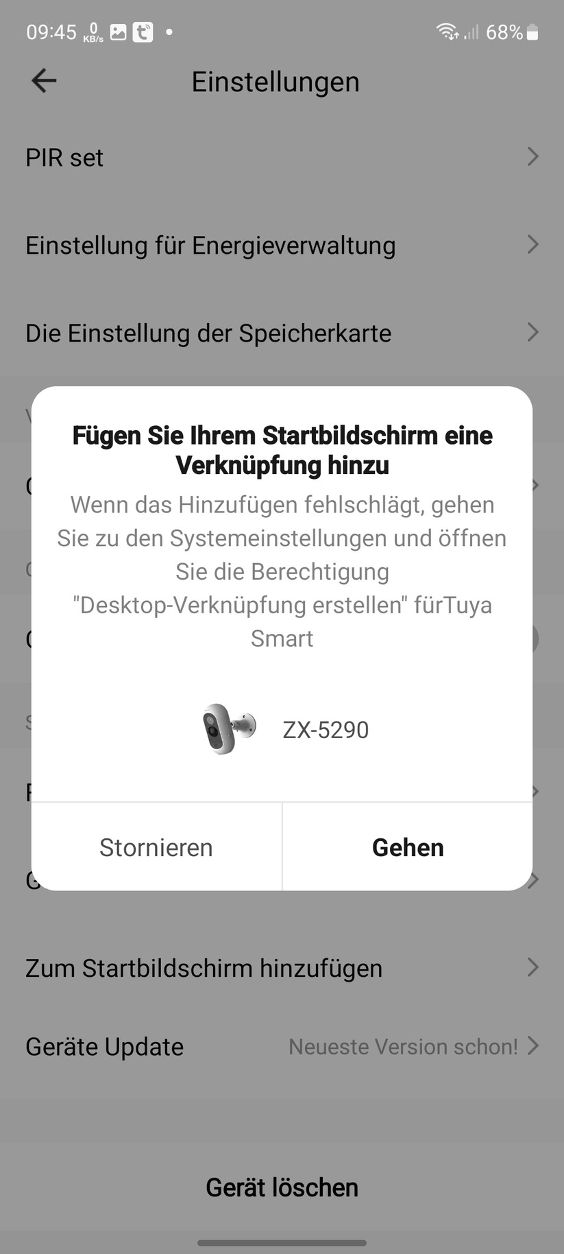 7Links-IPC-675: App, Inbetriebnahme, Einstellungen, Sichtfeld