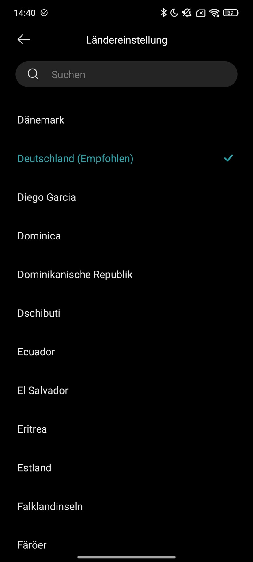 Xiaomi BE3600 Pro – App