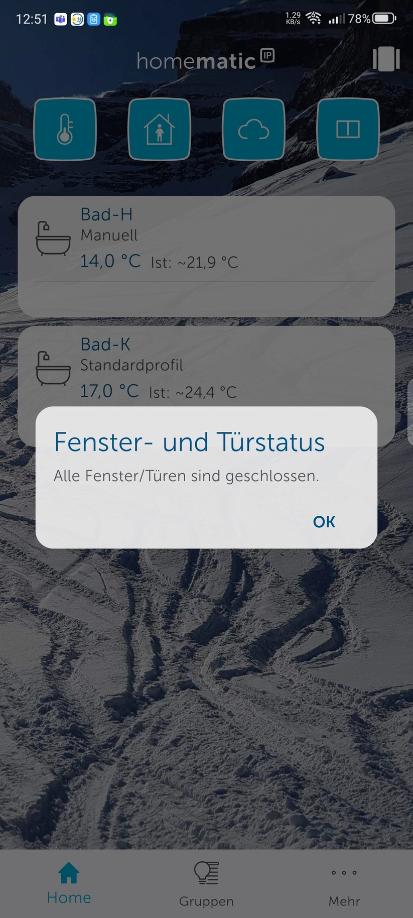  Einstellungen, Heizpläne, Automatisierung mit Fenstersensor