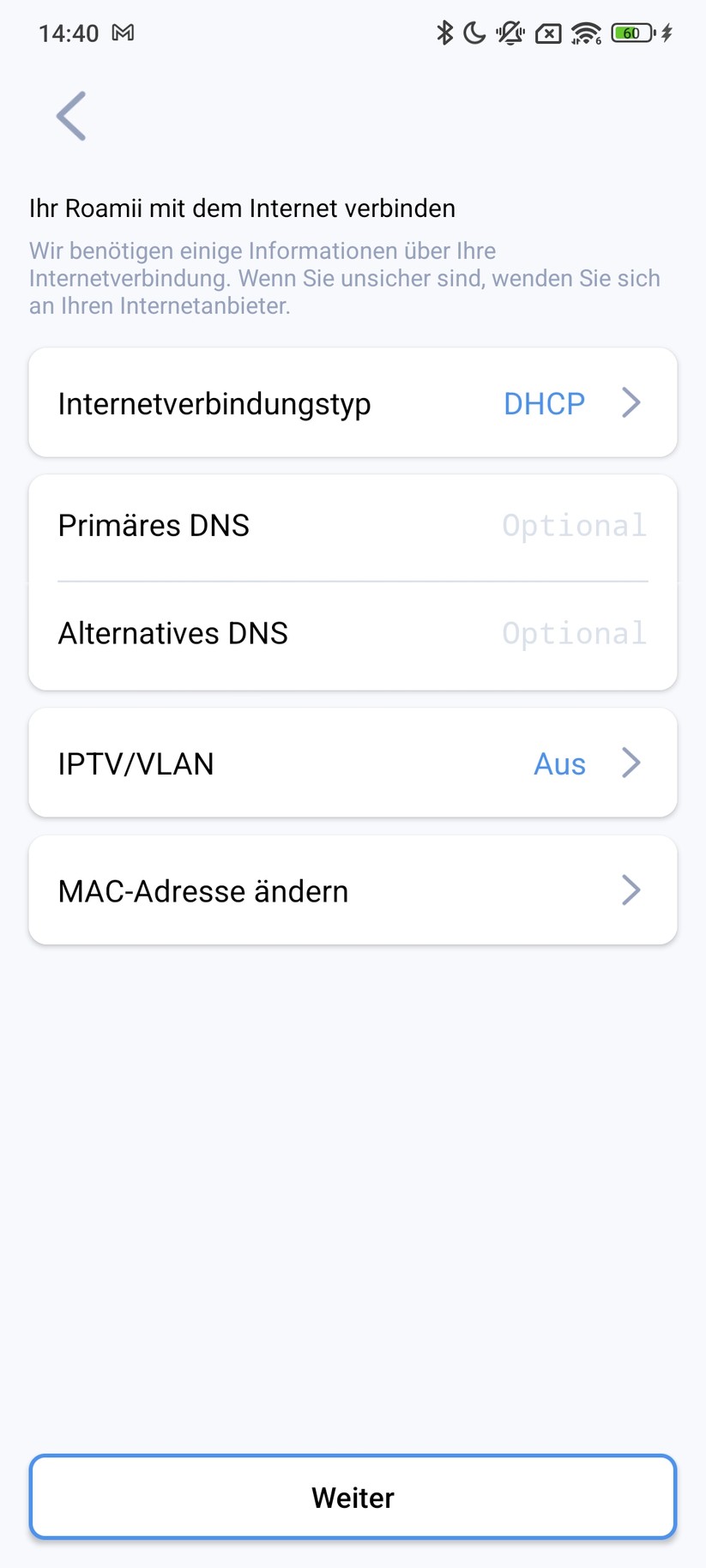MSI Roamii BE Lite – App