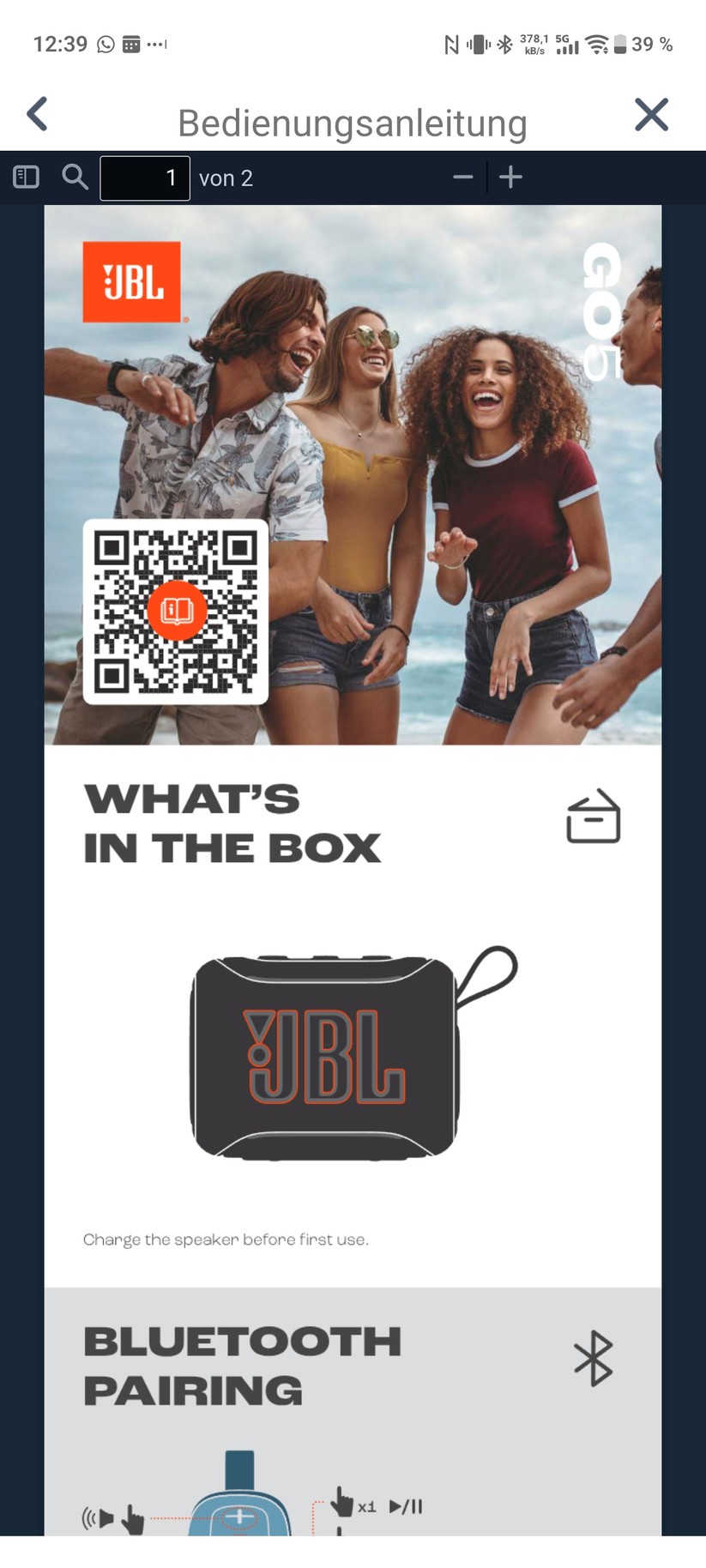 JBL Go 5 Screenshot