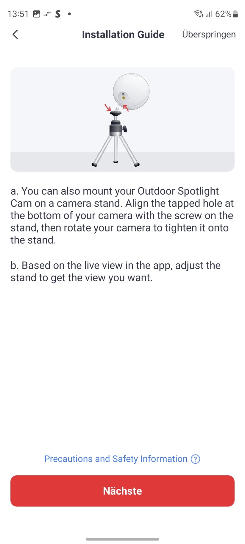 Switchbot Outdoor Spotlight Cam: App, Einstellungen, Bilder