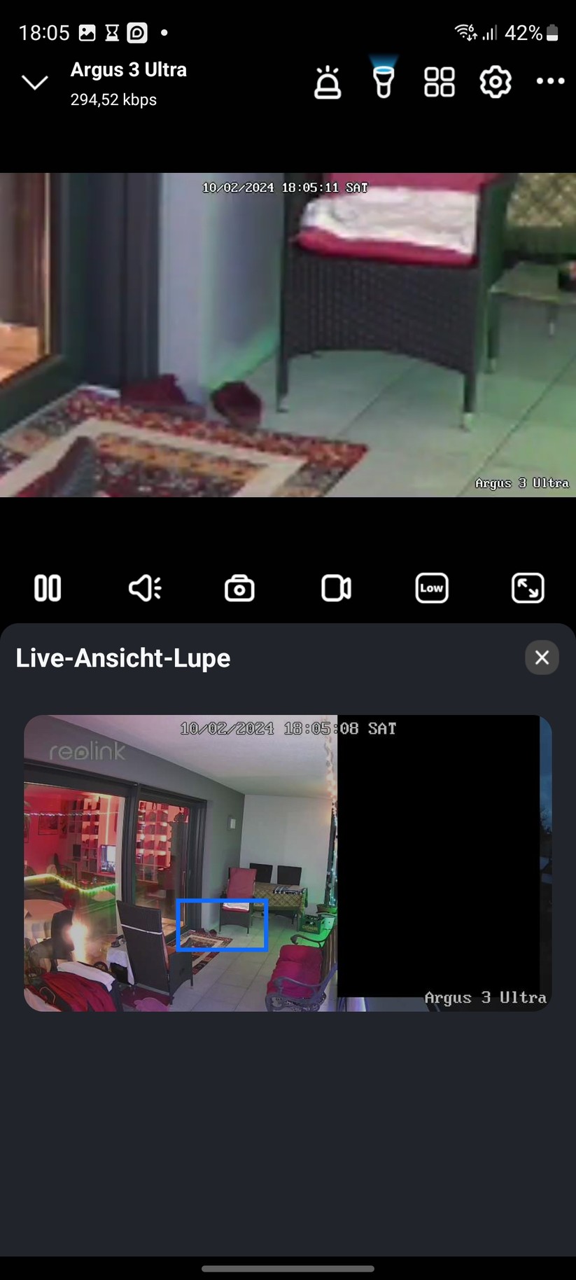 Reolink Argus 3 Ultra: Testaufnahmen