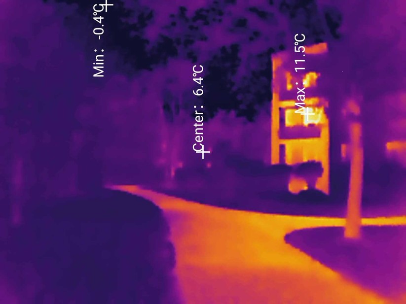 AGM Glory G1S - Wärmebildaufnahme 