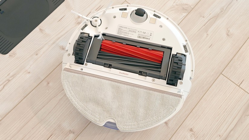 Der Roborock Q8 Max+saugt dank starkem Motor und Doppelwalzen richtig gut