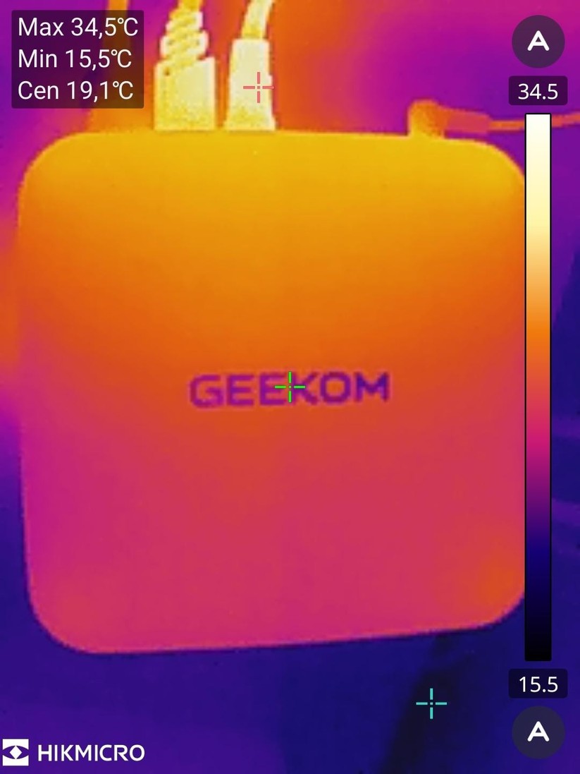 Geekom A9 Max: Wärmeverteilung