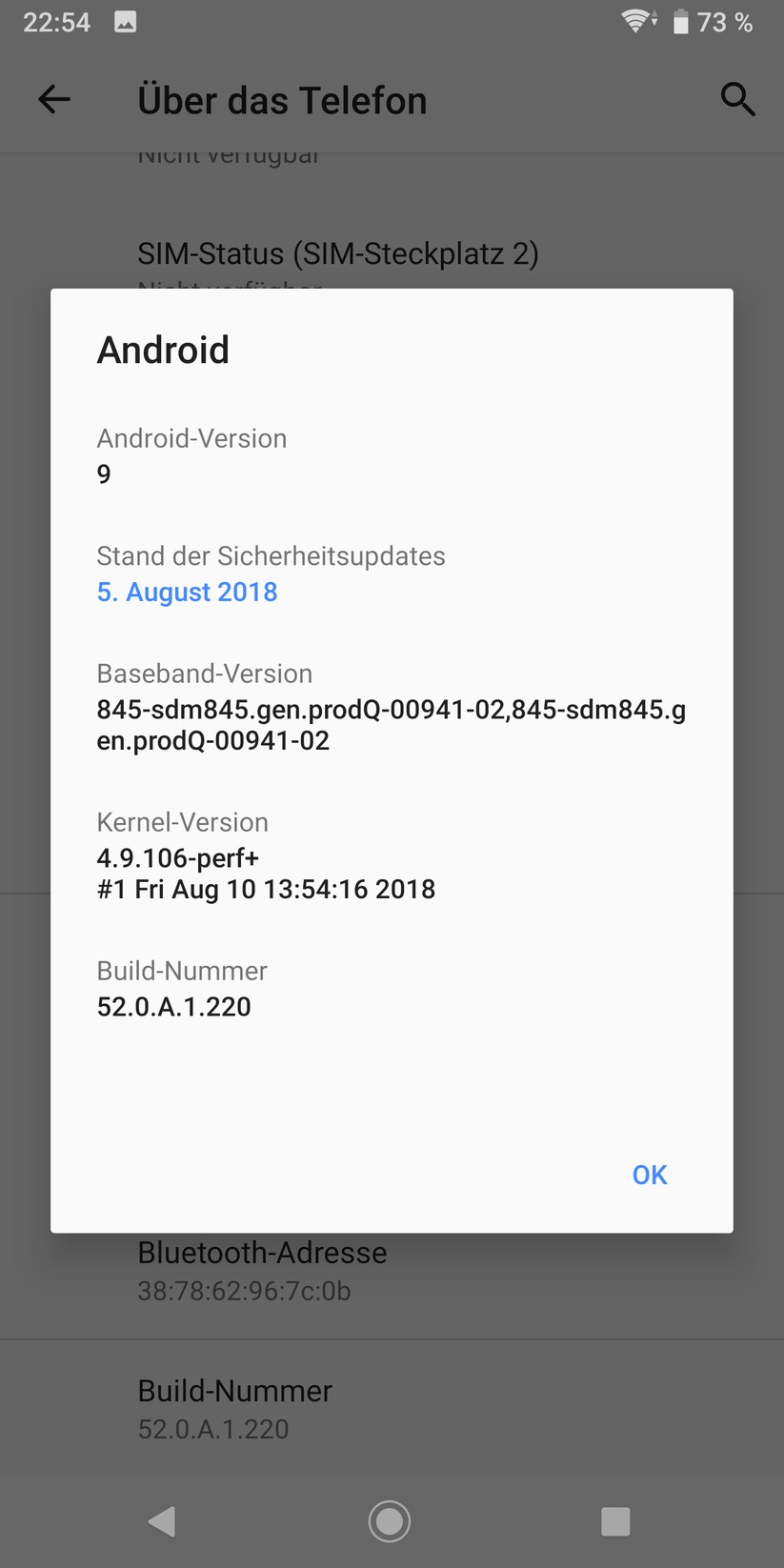 Informationen zur Software