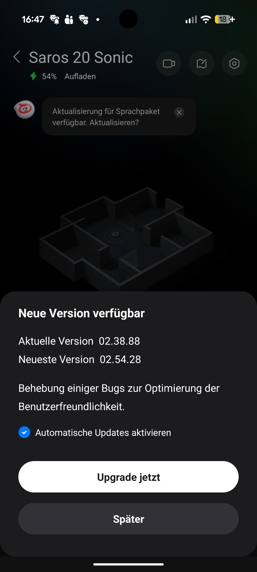 Roborock Saros 20 Sonic – App & Einrichtung