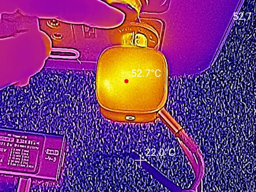 Wärmeentwicklung des Anker Nano Car Charger 