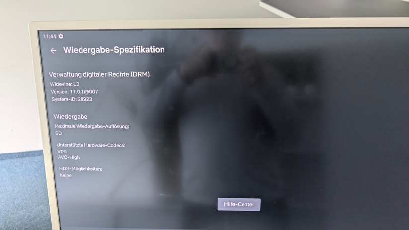 KTC A32Q7 Pro: Problem mit dem Widevine-Level
