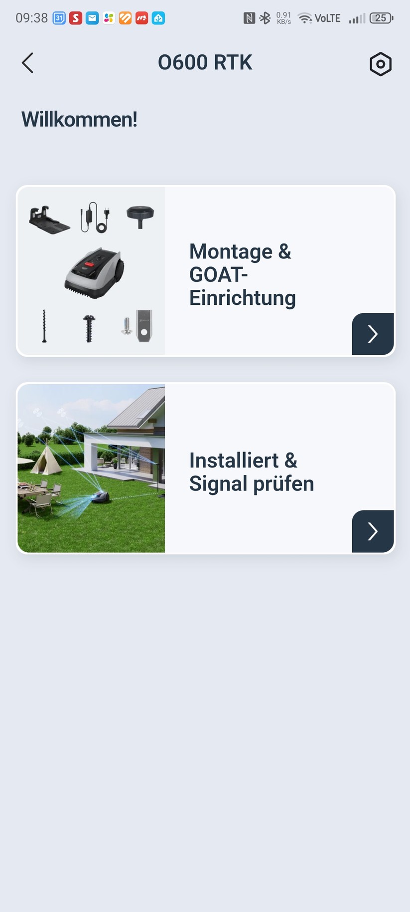 Ecovacs-App: Einrichtung 