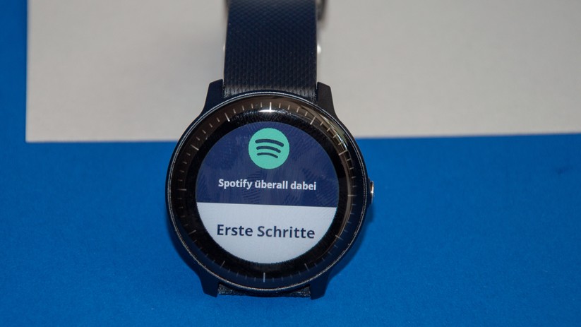 Der Musikplayer kann im Update der Firmware auch Spotify.
