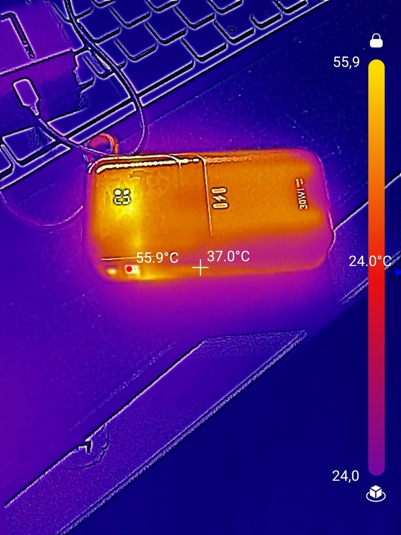 Selore & S-Global Powerbank 30W – Wärmeverteilung