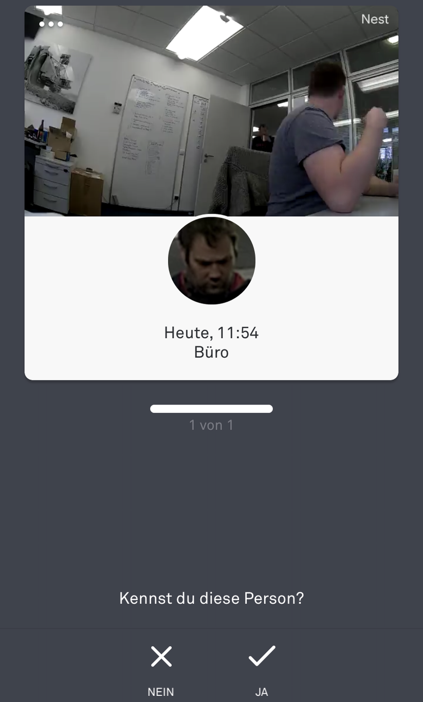 Unbekannte Personen dokumentiert die IQ. Wenn man die Menschen kennt, kann eine Freigabe erteilt werden