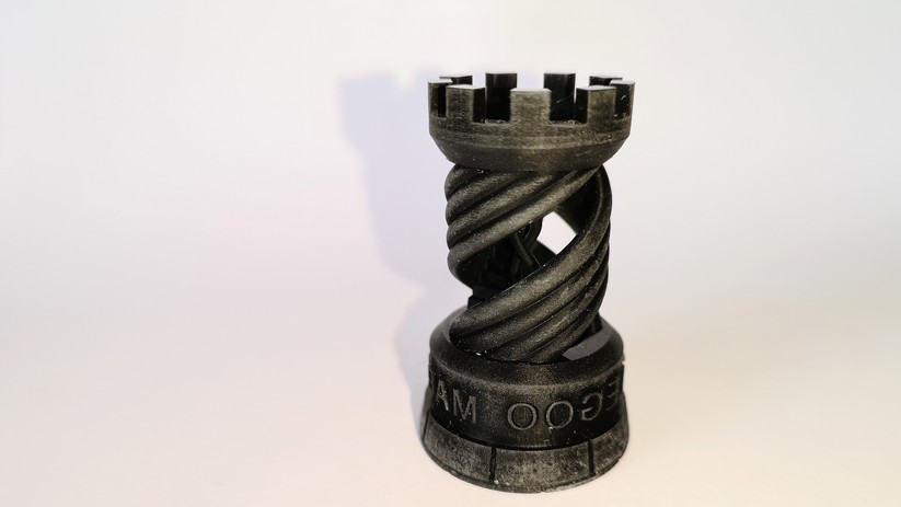 Hier war das Isopropanol bei der Aushärtung noch nicht vollständig verflüchtigt.