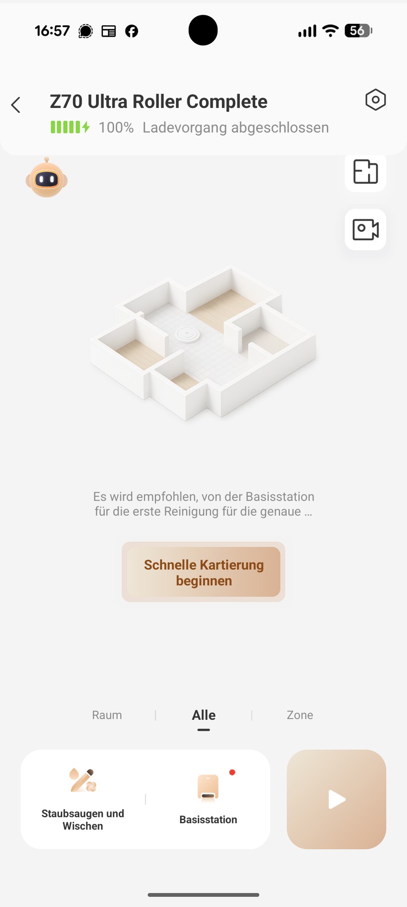 Mova Z70 Ultra Roller – App & Einrichtung
