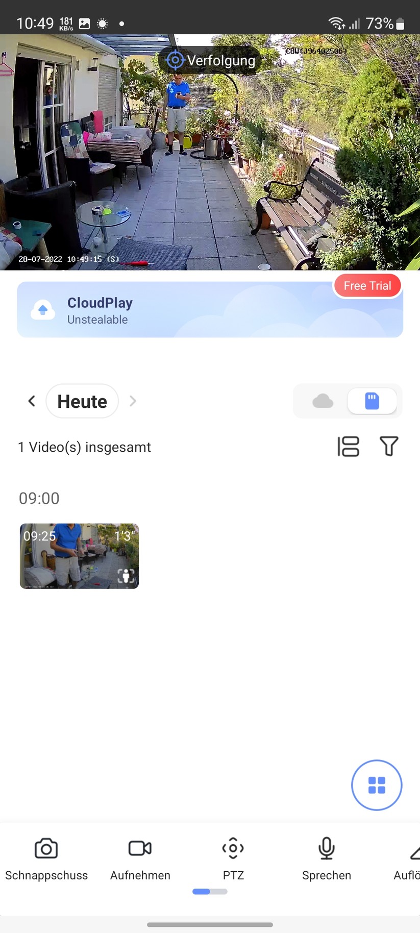 Ezviz C8W Pro 2K: Einstellungen
