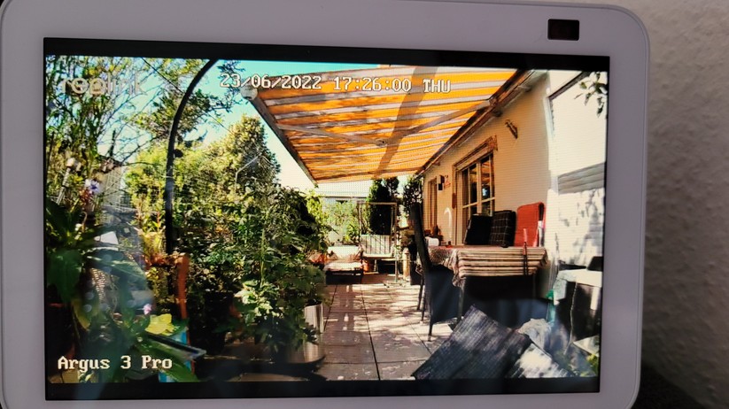 Reolink Argus 3 Pro: Livestream auf Amazon Echo Show
