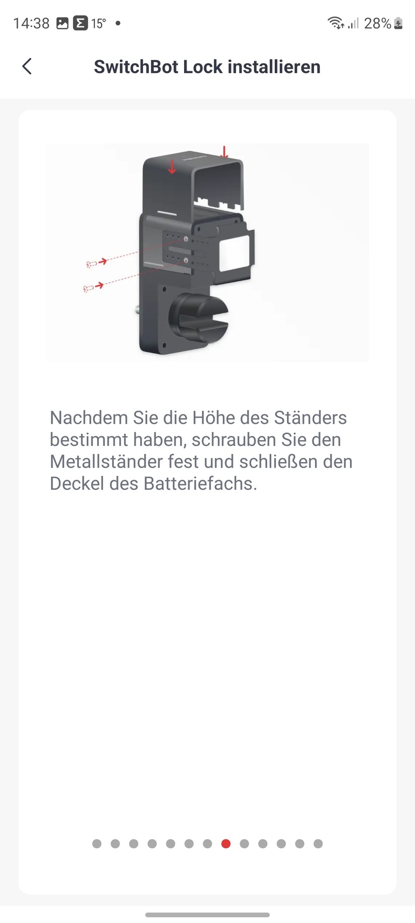Switchbot-App: Setup, Kalibrierung und Einstellungen