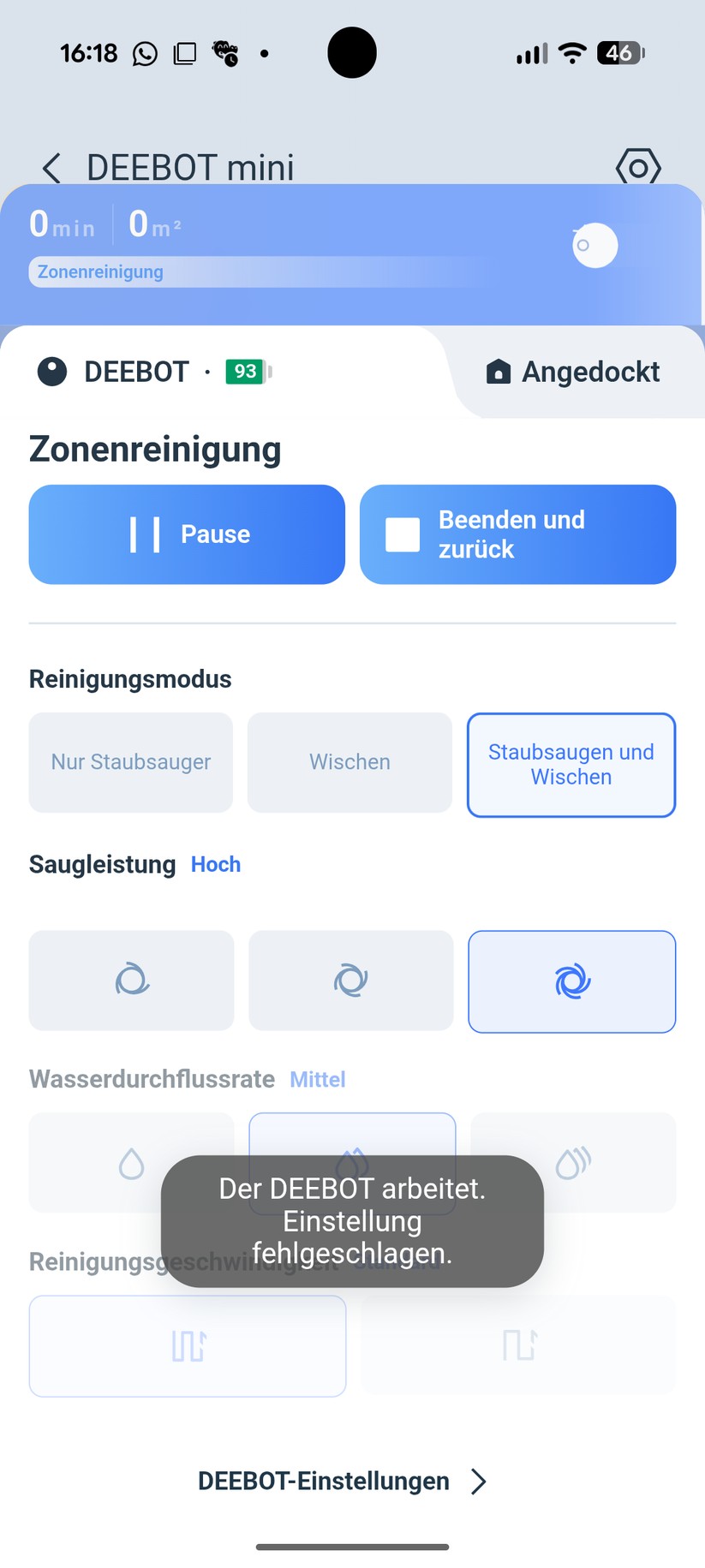 Ecovacs Deebot Mini – App & Einrichtung