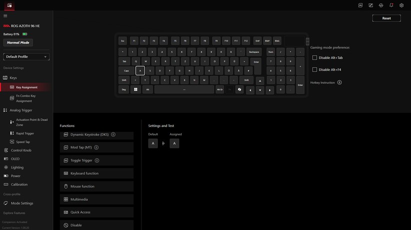 ROG Azoth 96 HE - Bilder App