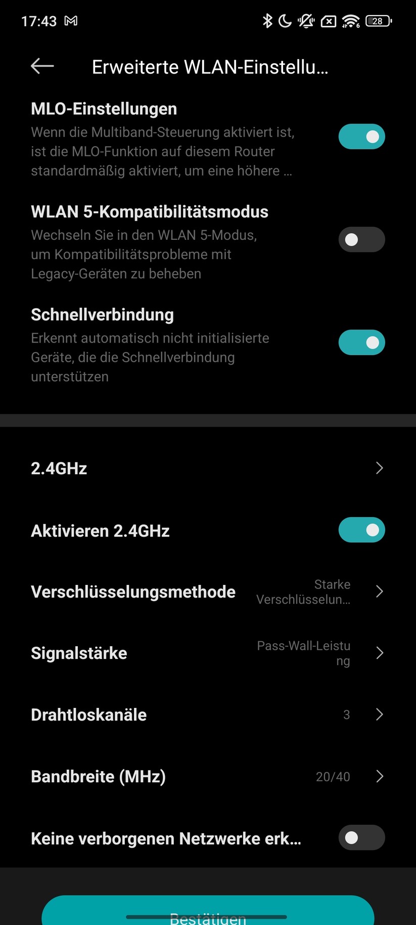 Xiaomi BE3600 Pro – App