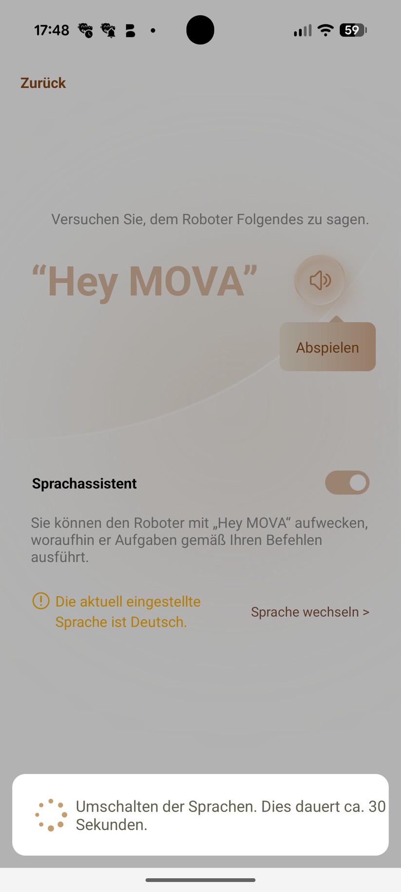 Mova P70 Pro Ultra – App & Einrichtung
