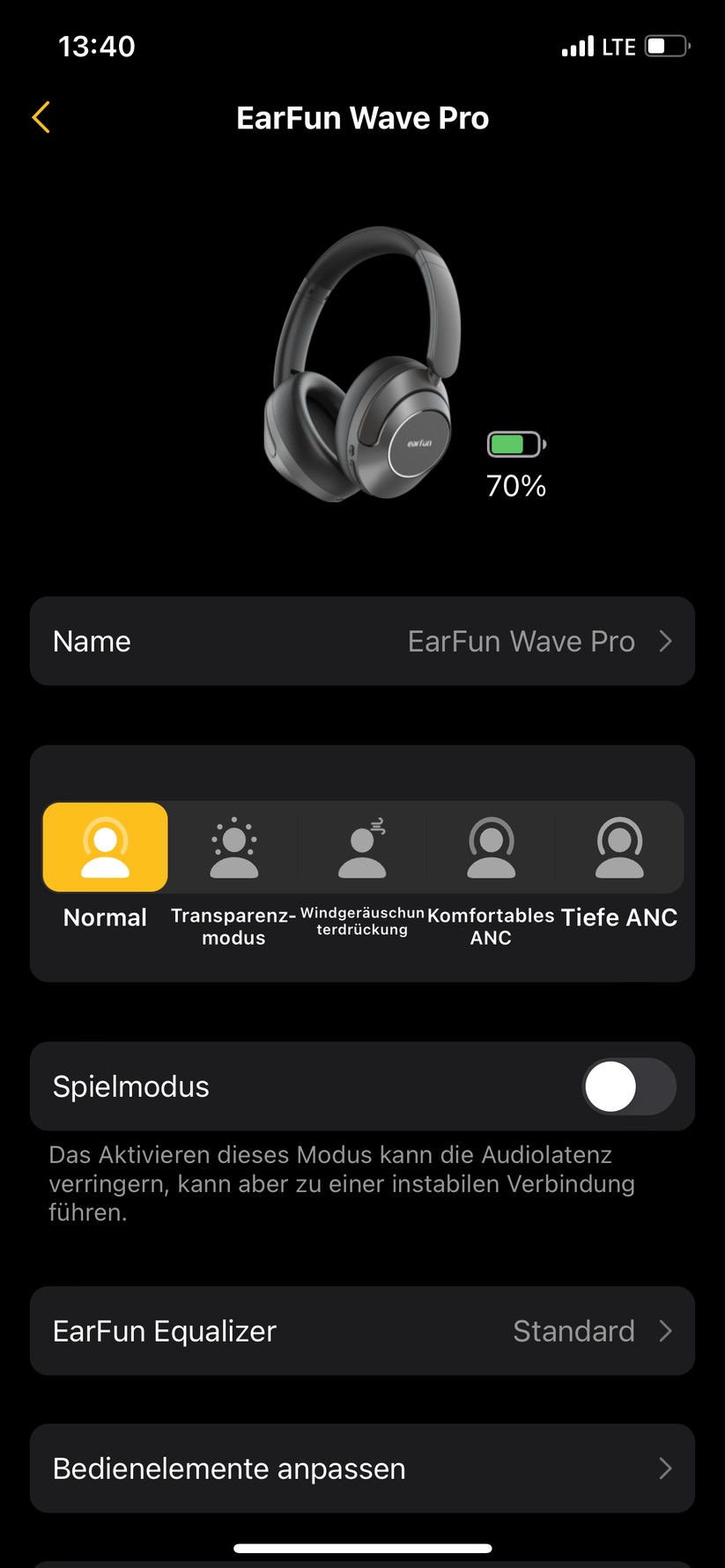 Earfun Wave Pro Screenshot