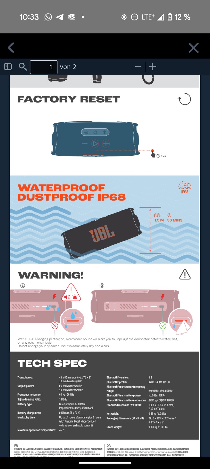 JBL Flip 7 Screenshot