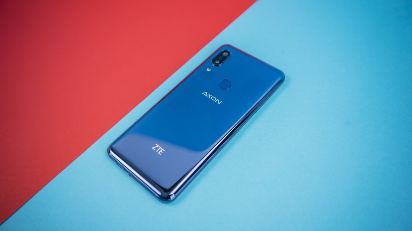 Glasrückseite des ZTE Axon 9 Pro.