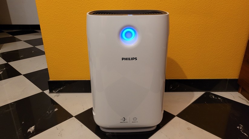 Philips AC2889/10: Blau leuchtet der LED bei einwandfreier Luftqualität.