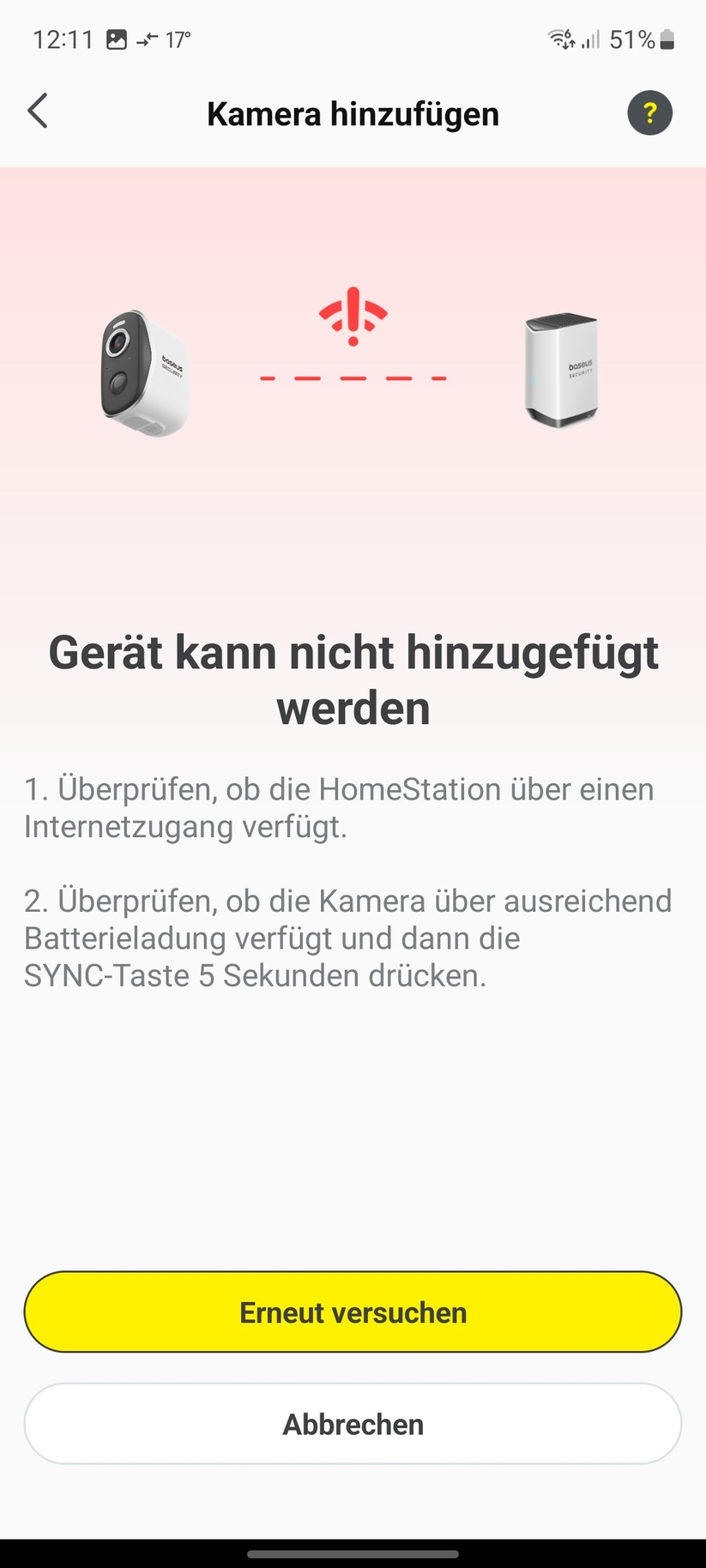 Baseus N1 Outdoor: 2K-Überwachungskamera mit Akku & WLAN, Personenerkennung und lokalem Speicher