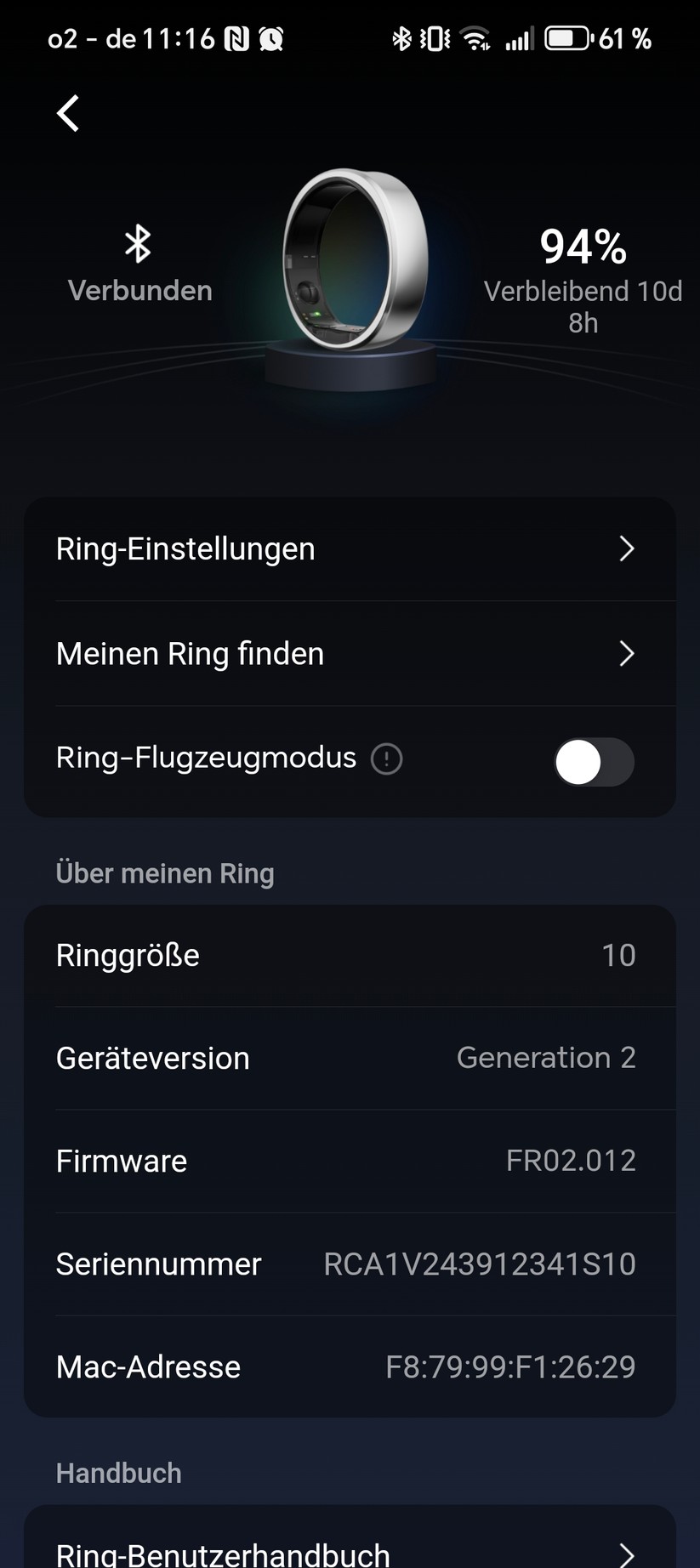 Ringconn Gen 2 - App