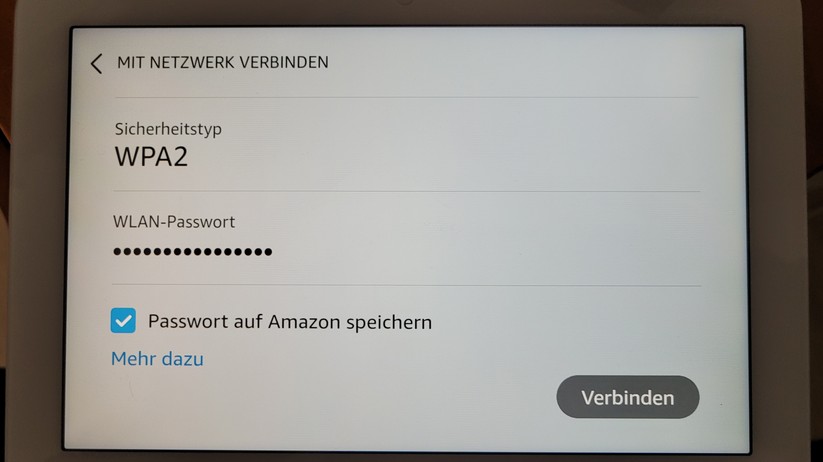 Amazon Echo Hub: Einrichtung