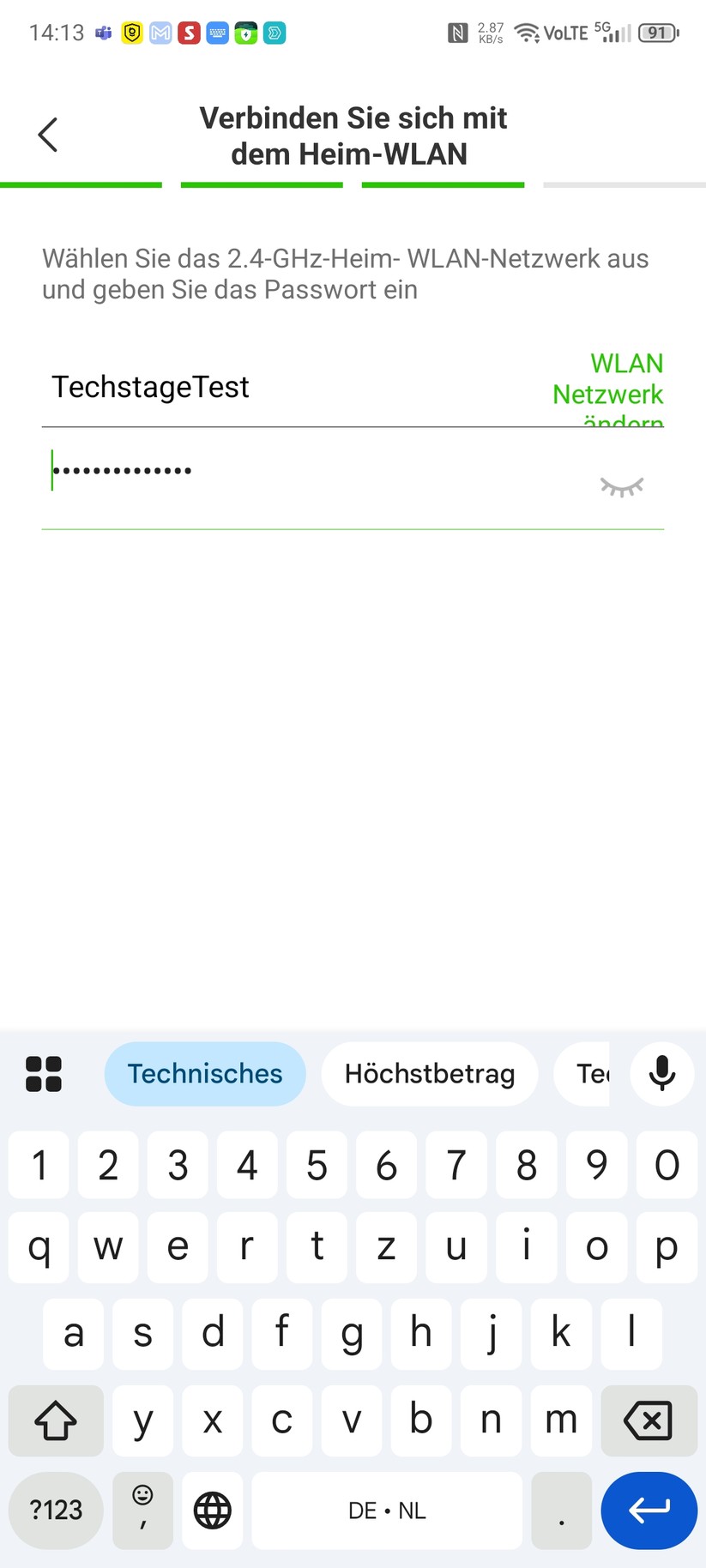 Roboup Raccoon 2 SE: Die Roboup-App liegt auf Deutsch und ist übersichtlich, sodass man den Mähroboter leicht konfigurieren und Zeitpläne erstellen kann.