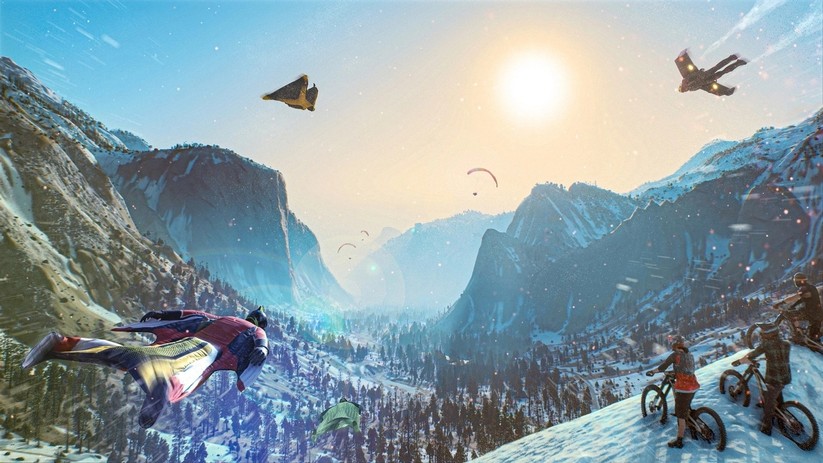 Riders Republic bietet Open-World-Gaming mit bis zu 50 Spielern gleichzeitig.