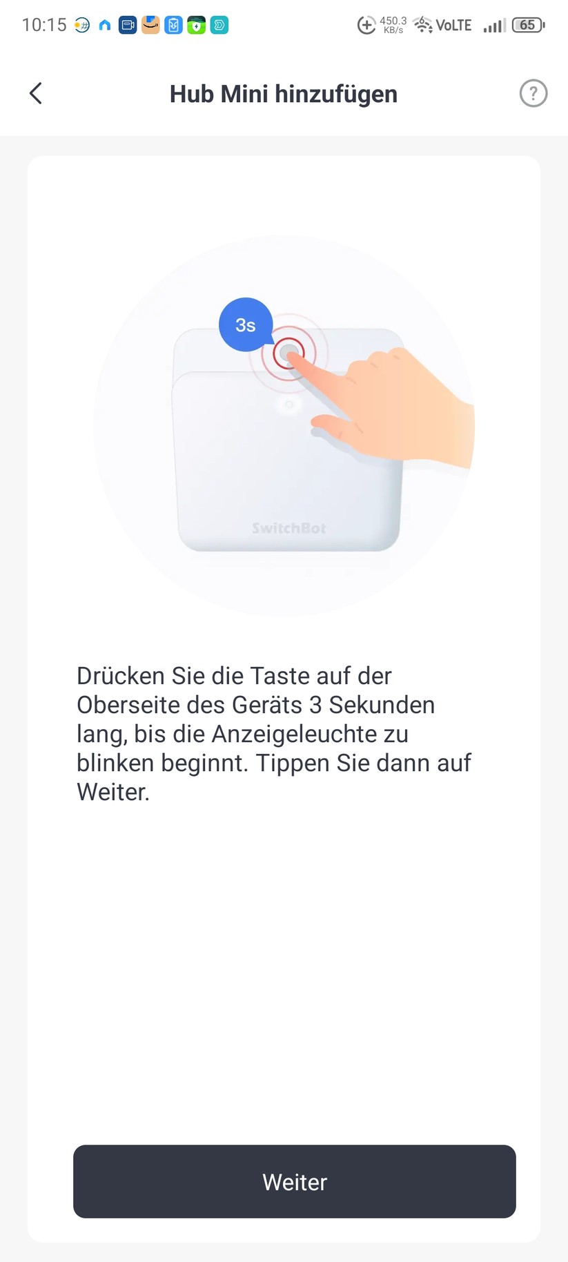 Lock Ultra, Keypad, Hub Mini: Die Einrichtung erfolgt über die Switchbot-App.