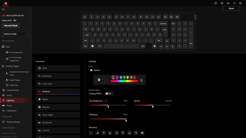 ROG Azoth 96 HE - Bilder App