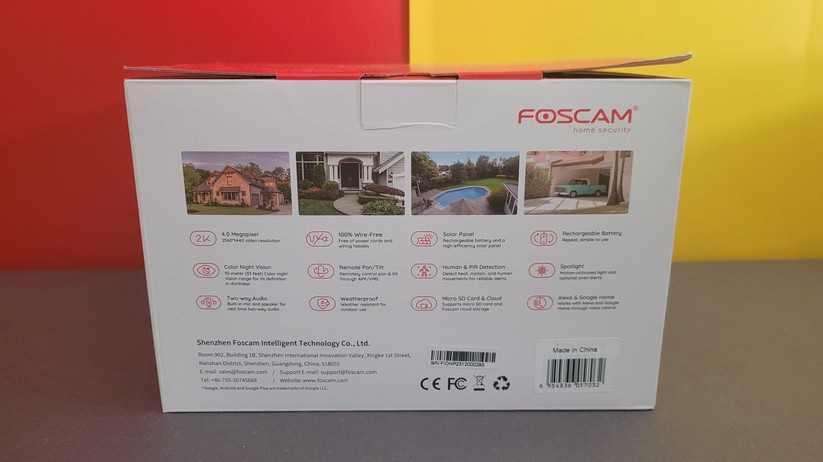 Foscam B4: PTZ-Überwachungskamera mit Akku