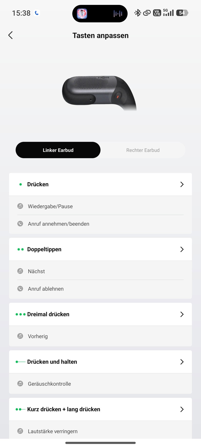 Shokz Openfit Pro Screenshot