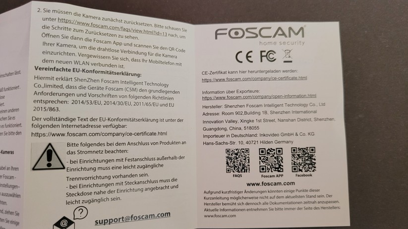 Foscam C5M 3K: Hohe Auflösung, Personen- und Geräuscherkennung, Onvif-Support, Dual-Wi-Fi und Ethernet, lokale Speicherung