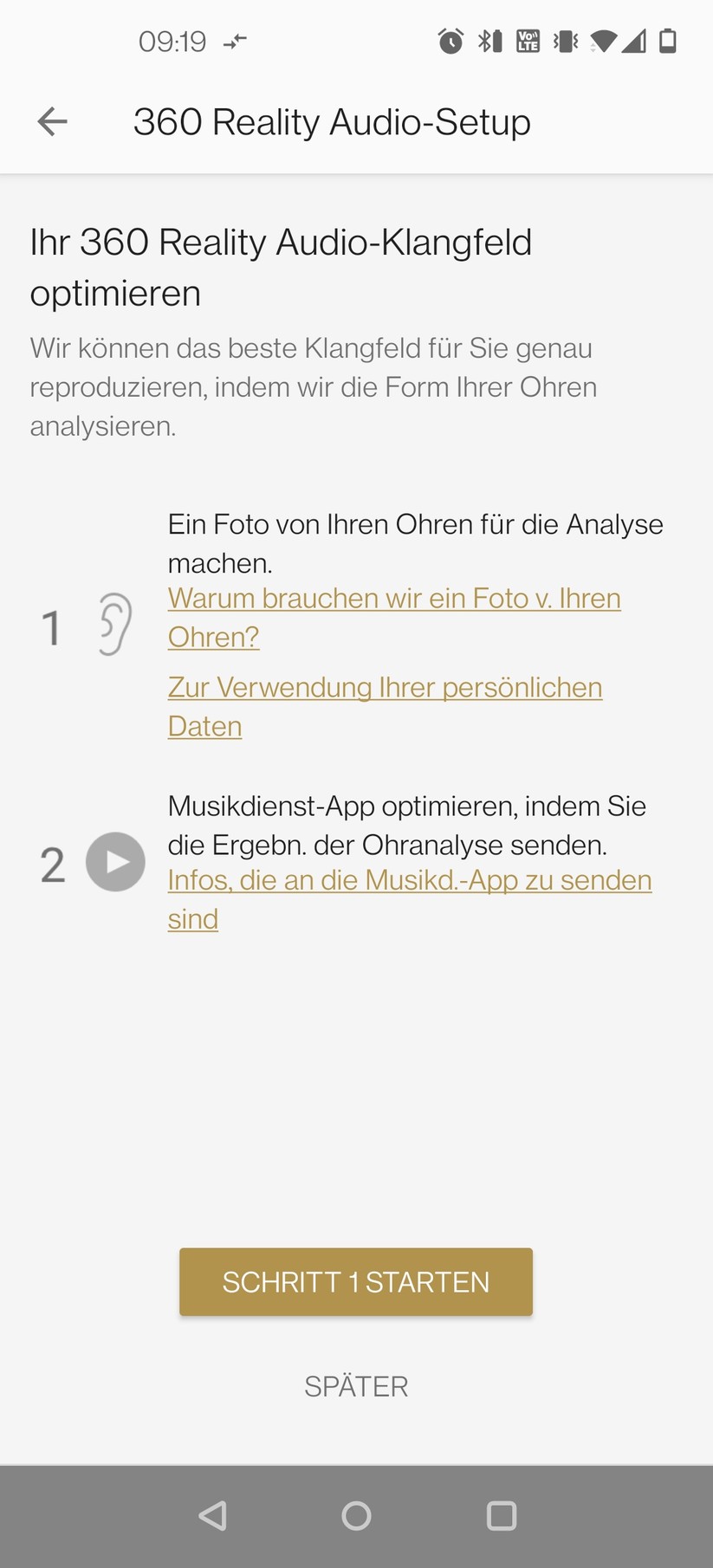 Sony Linkbuds - App 