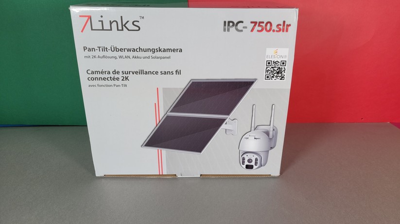 7Links IPC-750 (ZX-5302): Autark dank integriertem Akku, Solarpanel und WLAN