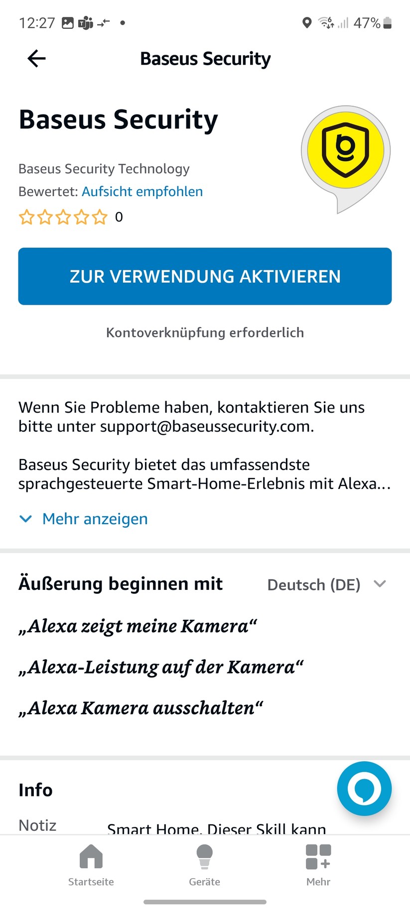 Baseus N1 Outdoor: 2K-Überwachungskamera mit Akku & WLAN, Personenerkennung und lokalem Speicher