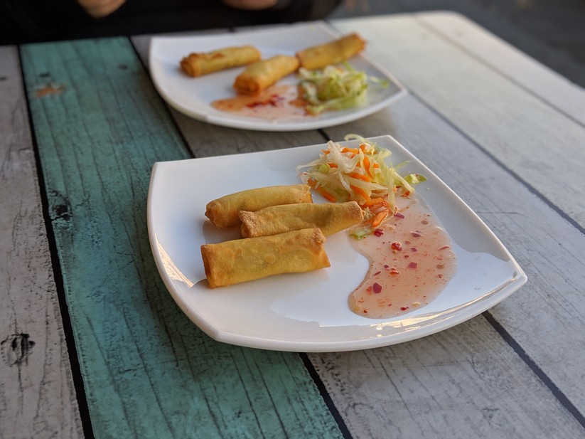 Aufnahme bei Sonnenuntergang mit Bokeh-Effekt